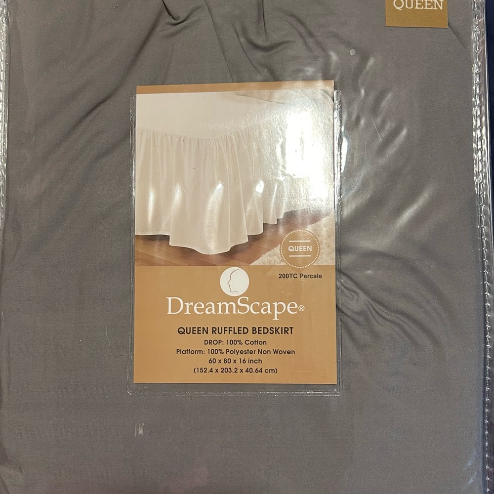 Queen size bedskirts (2)